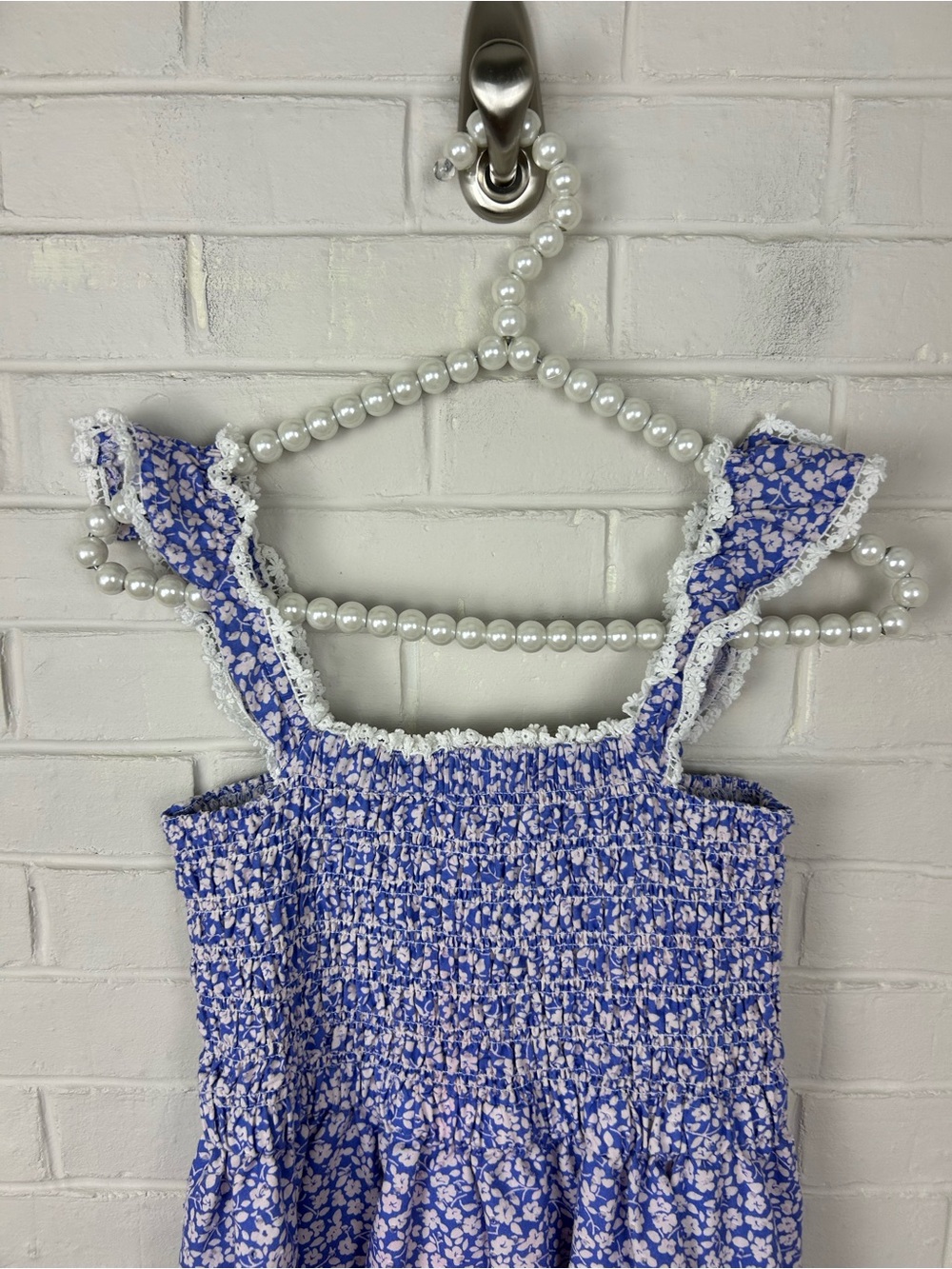 Altar’d State Floral Print Smocked Top Size M - Picture 4 of 9
